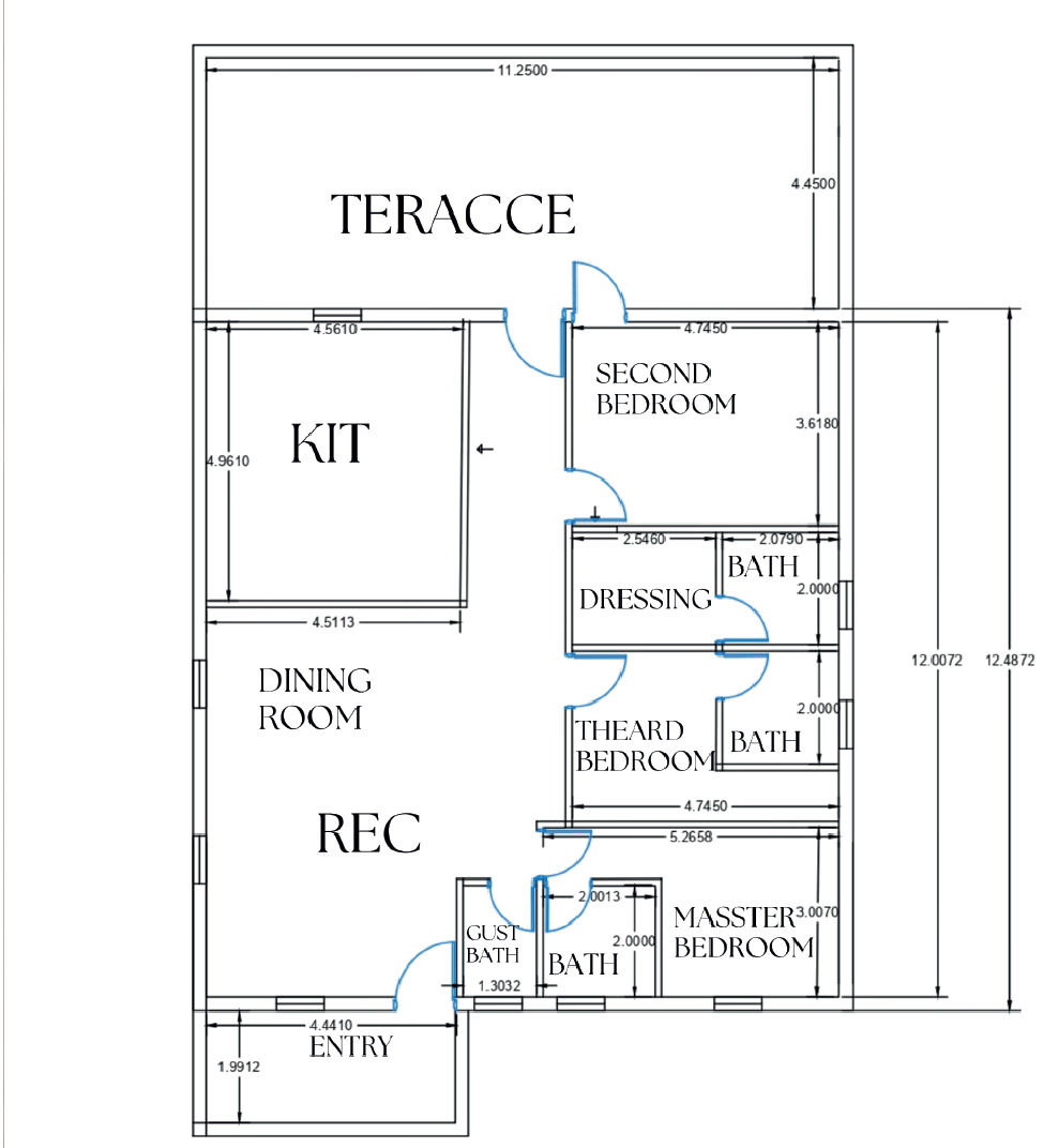 El-Dalia villa - 2D - Rayan West