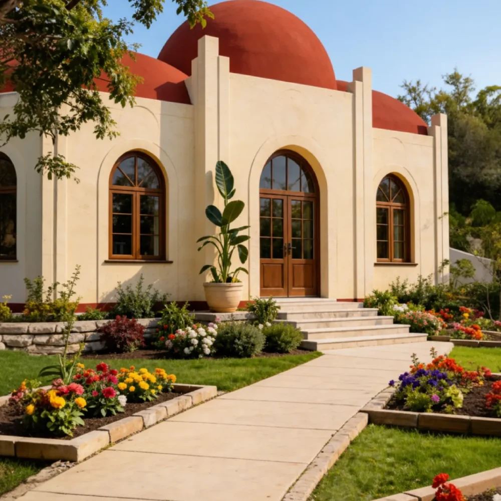 Healthy lifestyle community in Egypt Andalusian-inspired villas surrounded by greenery at Rayan West